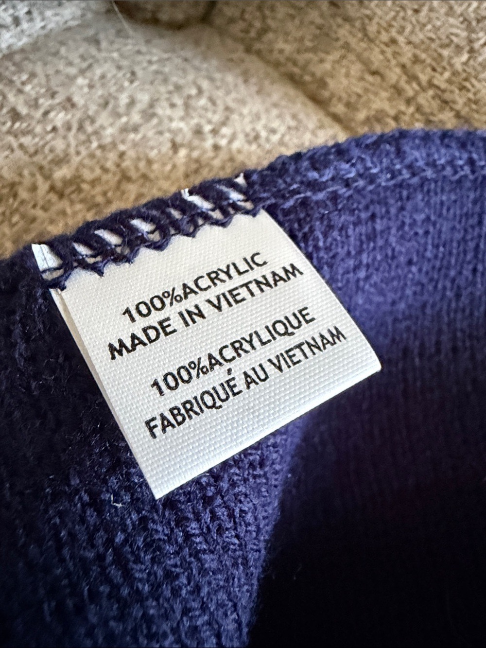 Yale University Classic Navy Blue Baseball Cap & Navy White Stripe Scarf Set - Picture 7 of 9
